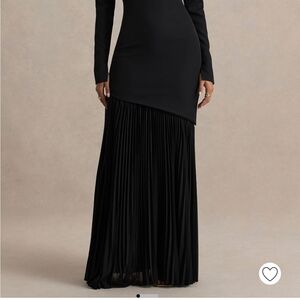 Chic Asymmetrical Black Skirt